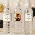 Etiqueta personalizada con foto de graduación para botella de agua con nombre y año Set de 20 regalos de graduación para graduados