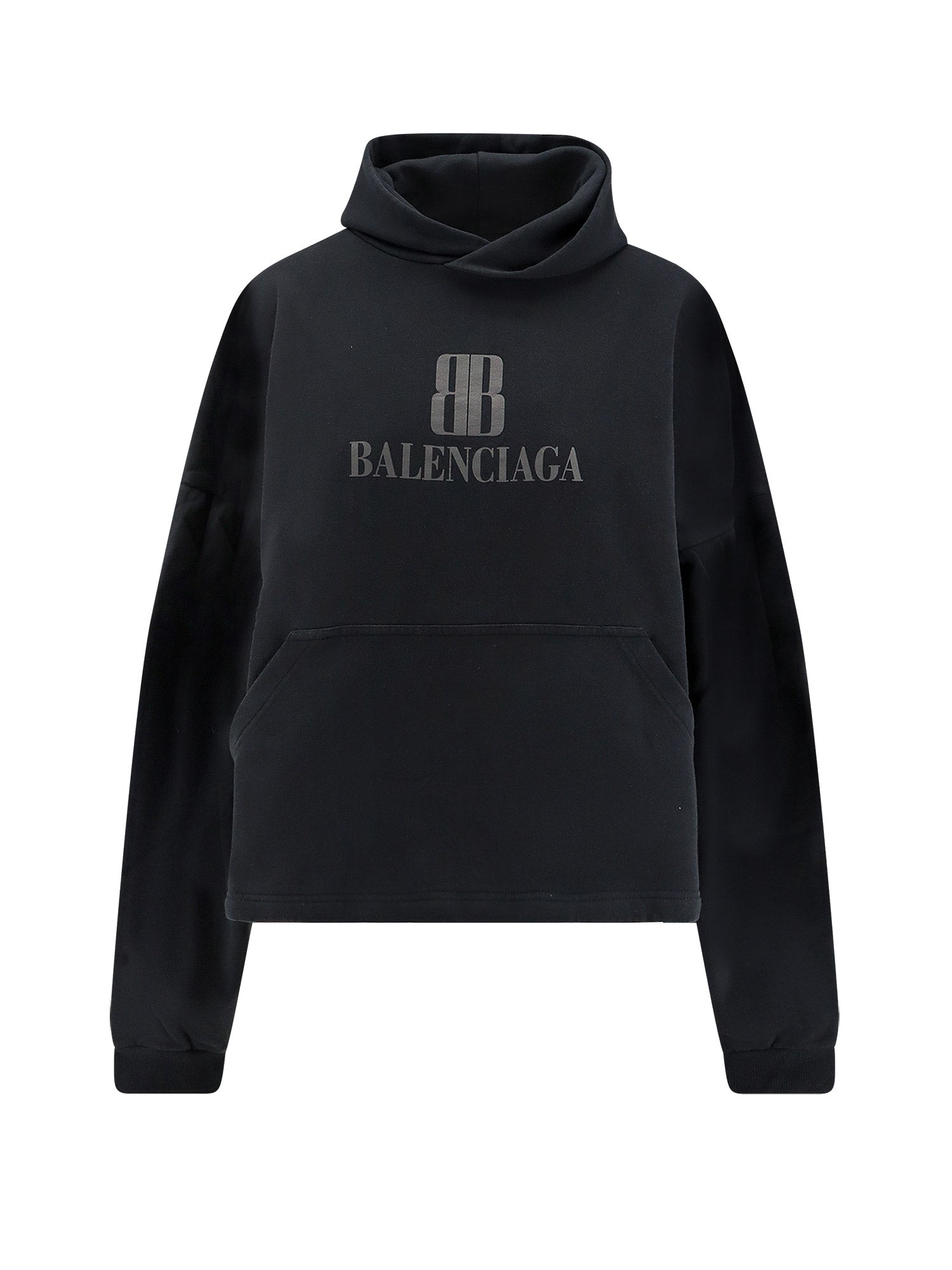 Balenciaga Sweaters Faded Black Cotone - 7