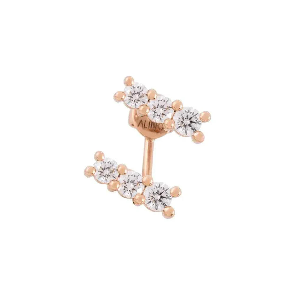 LARA Multiwear Diamond Stud Earring Single By ALINKA Fine Jewellery