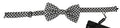 Men's Silk Polka Dot Bow Tie Black Ties