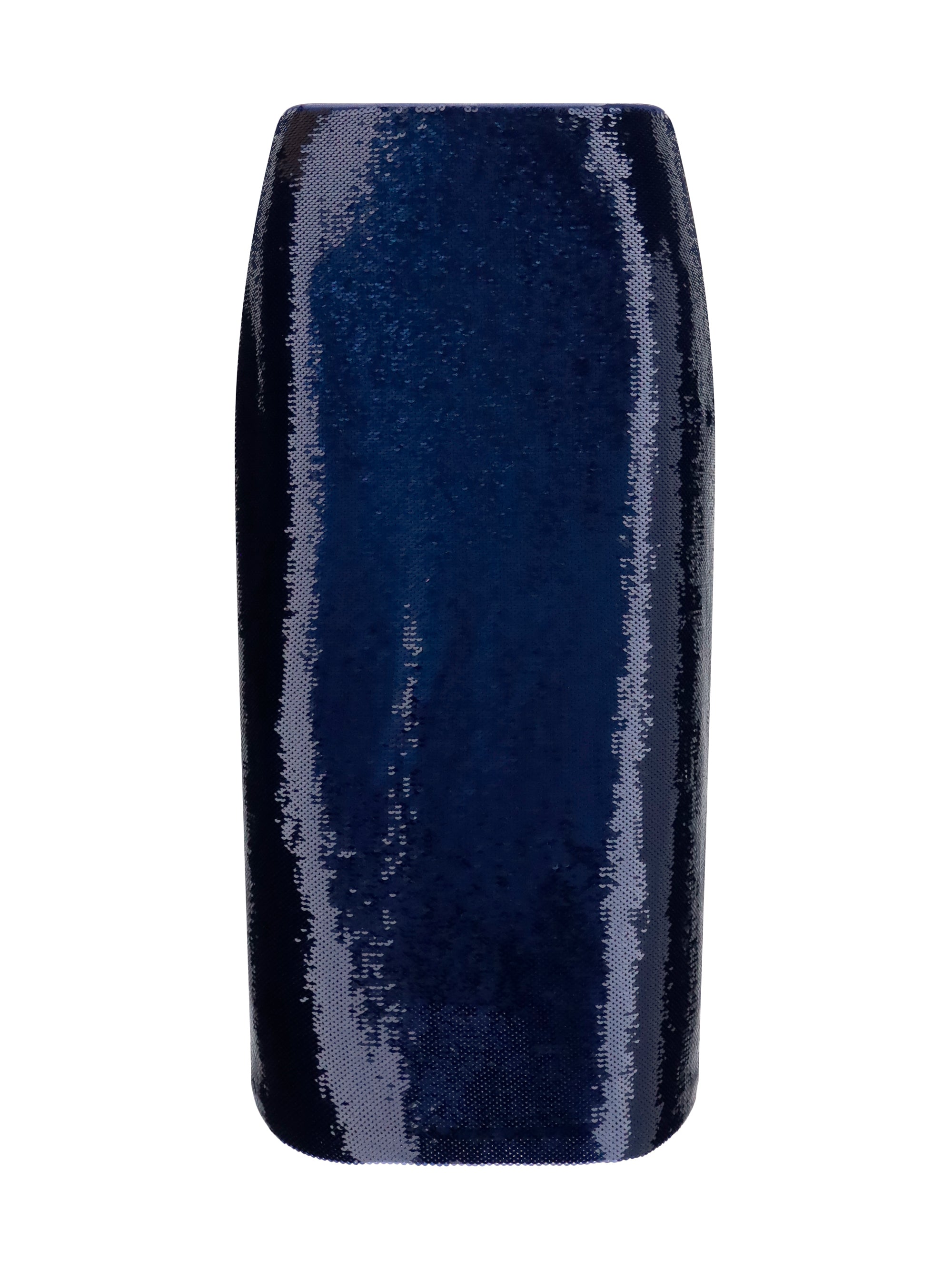 Tom Ford Sequin Midi Skirt — Blue