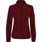 Sudadera polar para deporte al aire libre, con cuello alto y manga larga con ribetes en contraste Vetonek