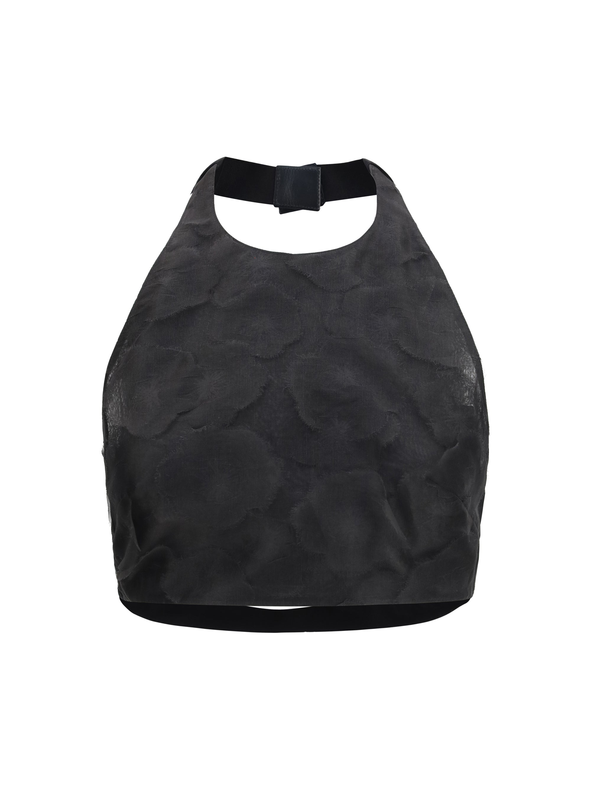 Max Mara Fumetto Crop Top — Black