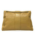 Leather Maxi Baguette Flap Bag
