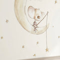 VINILO INFANTIL I OSITO PESCANDO ESTRELLAS