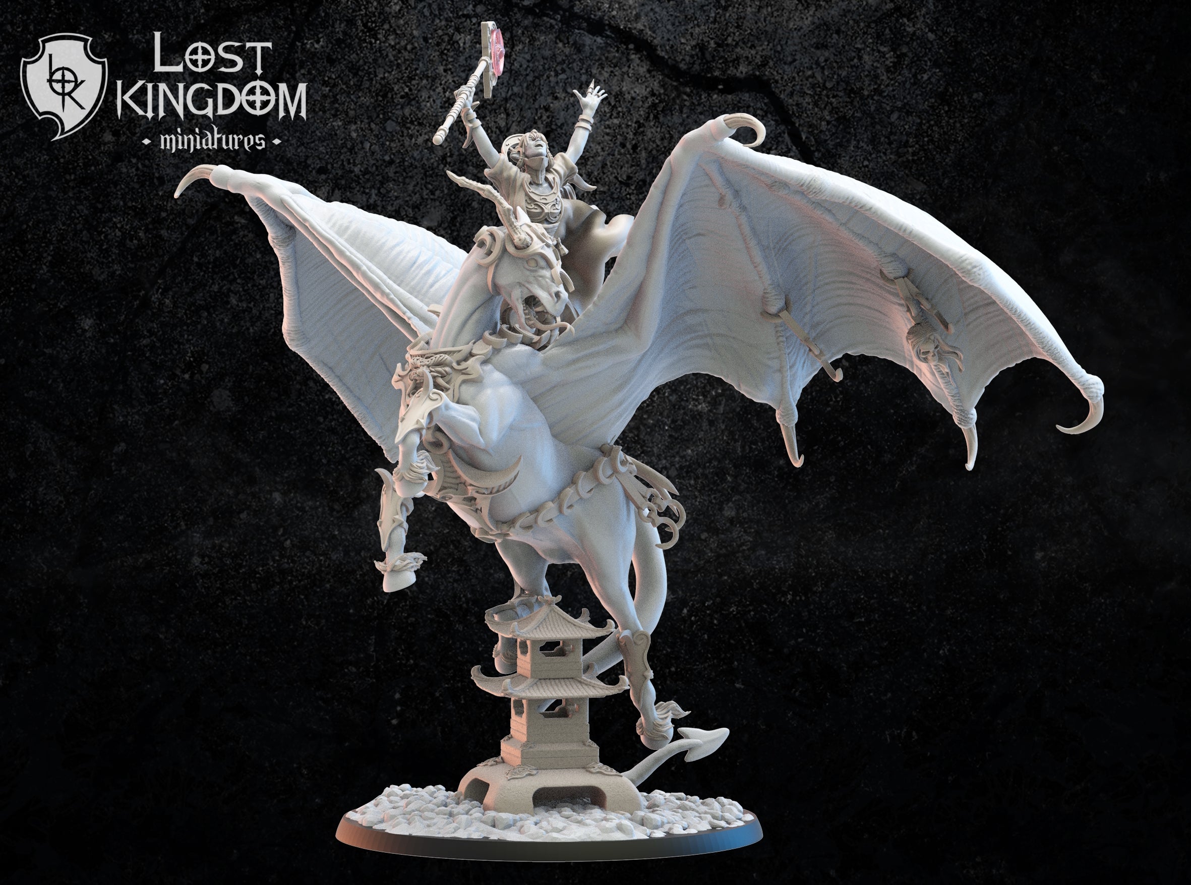 Yaachana, Night Sorceress On Tenma, Lost Kingdom Miniatures
