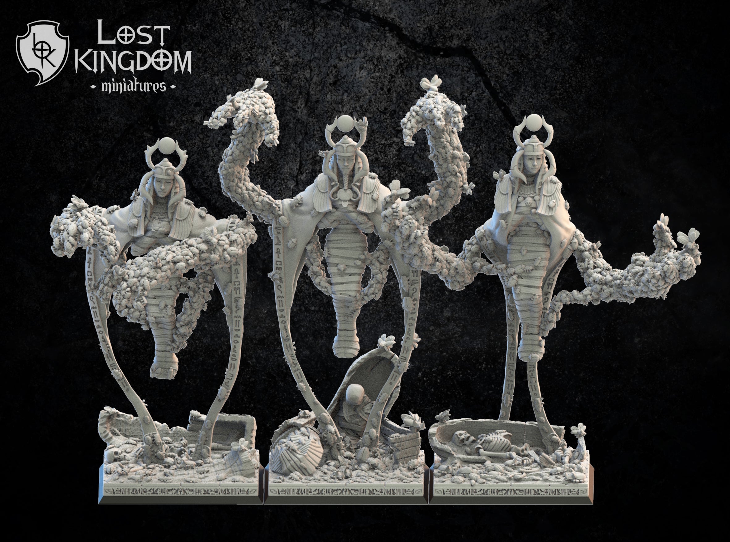 Sakmet Swarm Sorcerers, Lost Kingdom Miniatures
