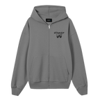 Gray Half Tone Zipper