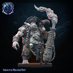 Captain “Smoke”, Undead Ogre hero, Lost Kingdom Miniatures