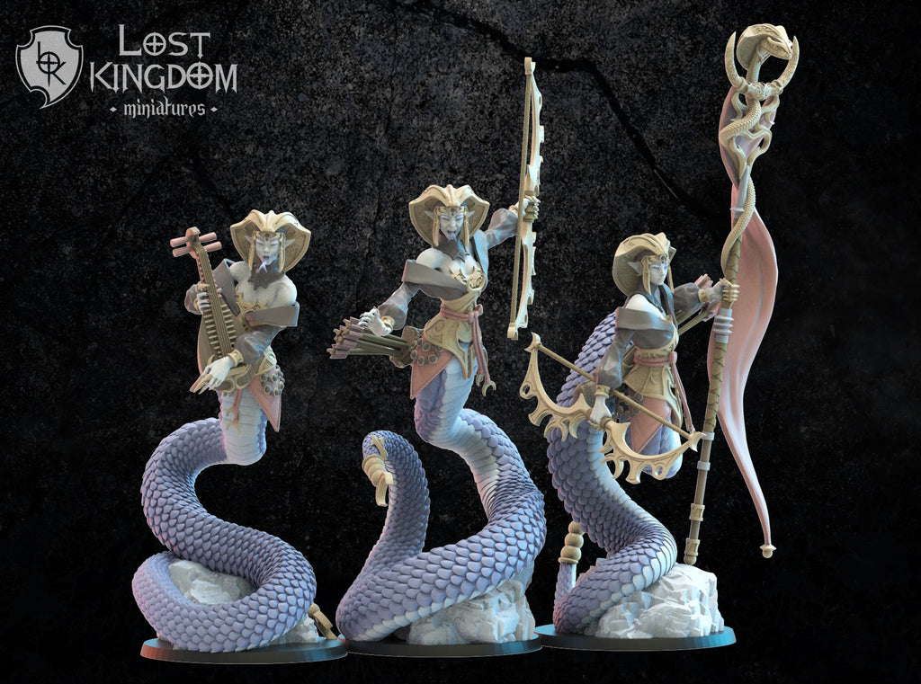 Yumi/Yari Naga Regiment, Lost Kingdom Miniatures