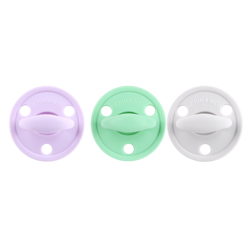Chupete DIAMOND FS By Nenina & Co Lila, Mint y Gris