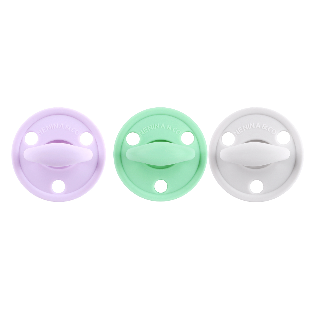 Chupete DIAMOND FS By Nenina & Co Lila, Mint y Gris