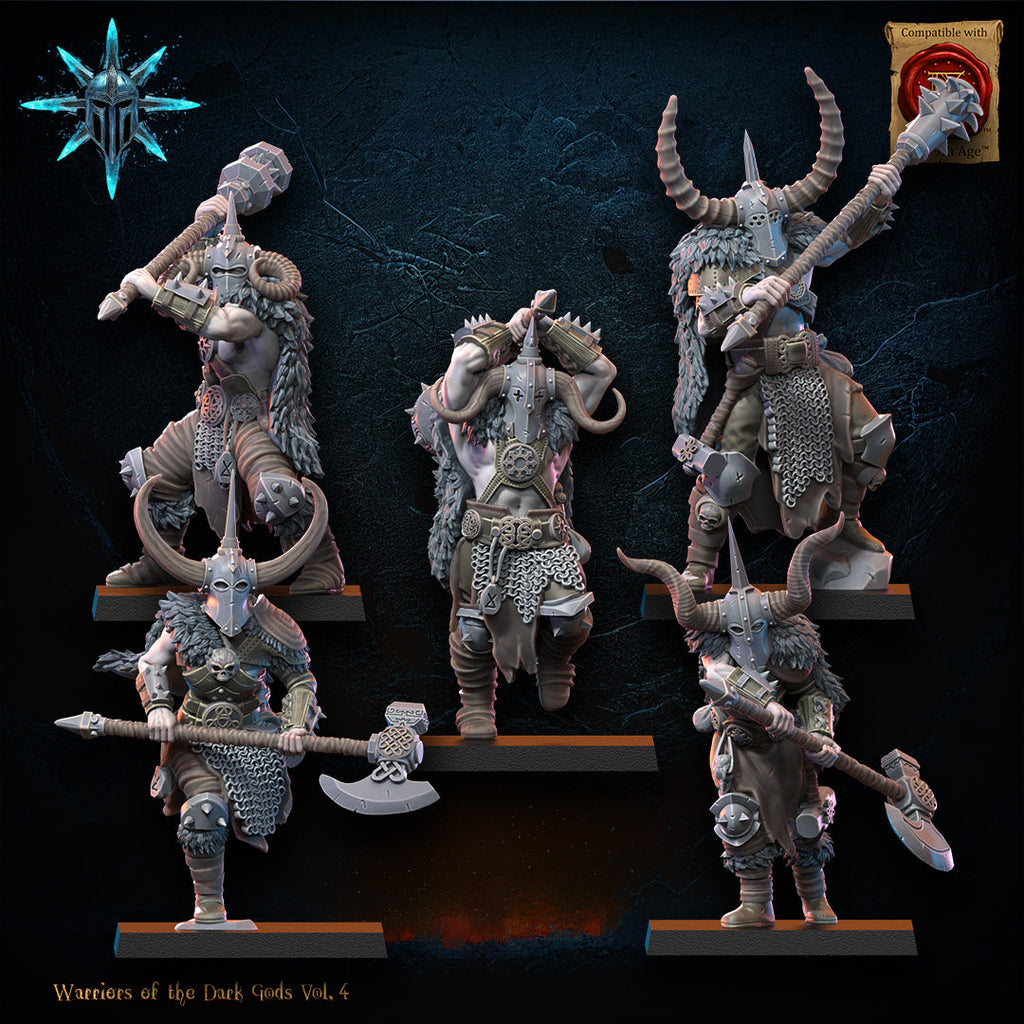 Heavy Weapon Barbarian Regiment, Lost Kingdom Miniatures