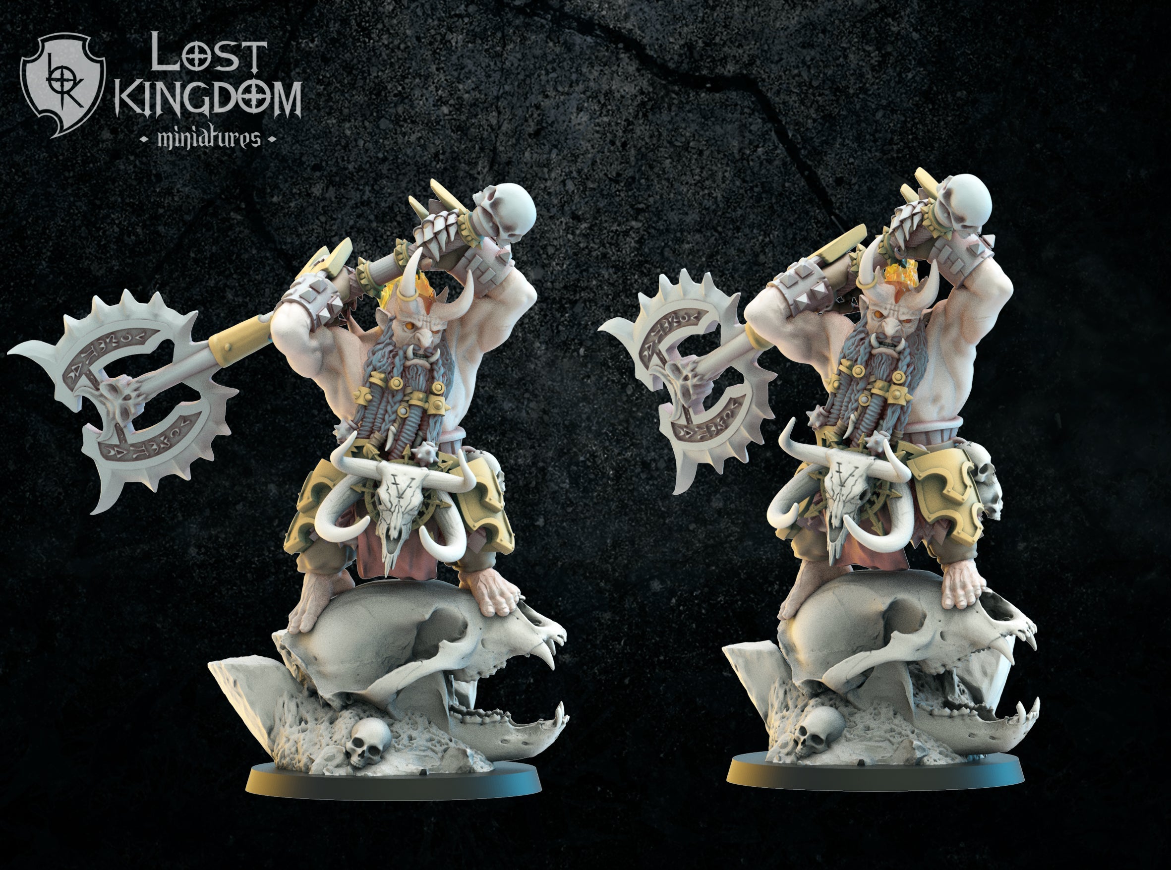 Whuldral Fireaxe, Lost Kingdom Miniatures