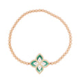 Roberto Coin Princess Flower Bracelet — green