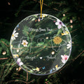 Cumpleaños Personalizado Flor Te Extraño Cara Acrílico Colgante Decoración con Nombre y Región Decoración del Hogar Cumpleaños Aniversario Regalo para Amigos