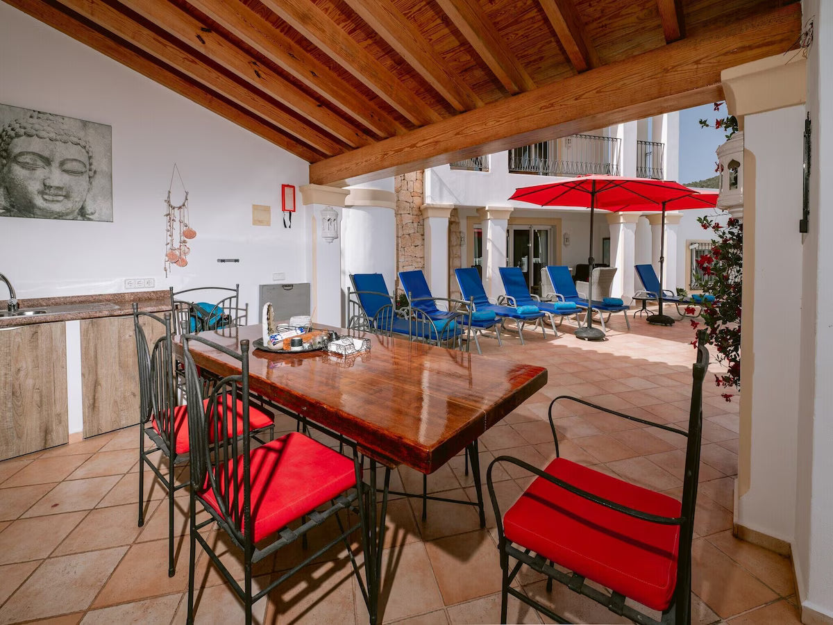 Spacious Dreamy Ibiza Villa Just Steps from the Beach in Cala Llonga