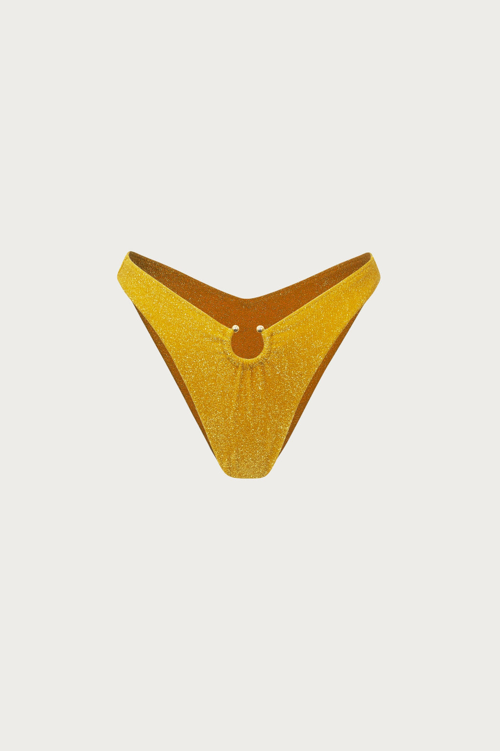 Pierced Bottom (Gold Shimmer Lurex)
