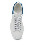 Alexander McQueen Flat shoes White/paris Blue Leather / Suede