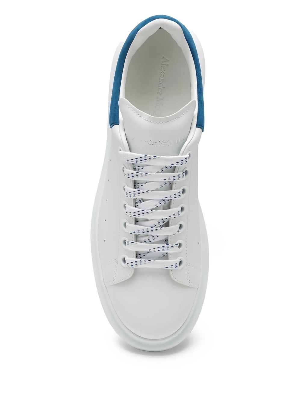 Alexander McQueen Flat shoes White/paris Blue Leather / Suede