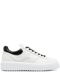 Hogan Flat Shoes White Leather