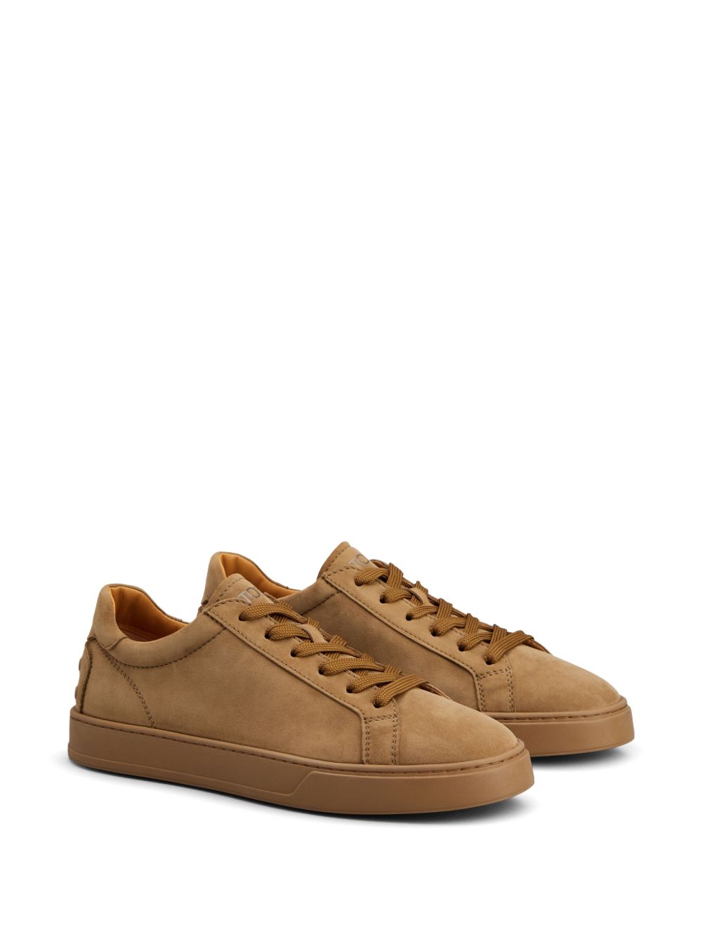 Tods Flat Shoes Tan Leathe Rand Out.mat