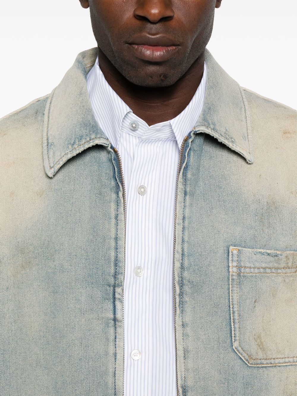 Golden Goose Shirts Light Blue Cotone