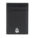 Alexander McQueen Wallets Black Lea