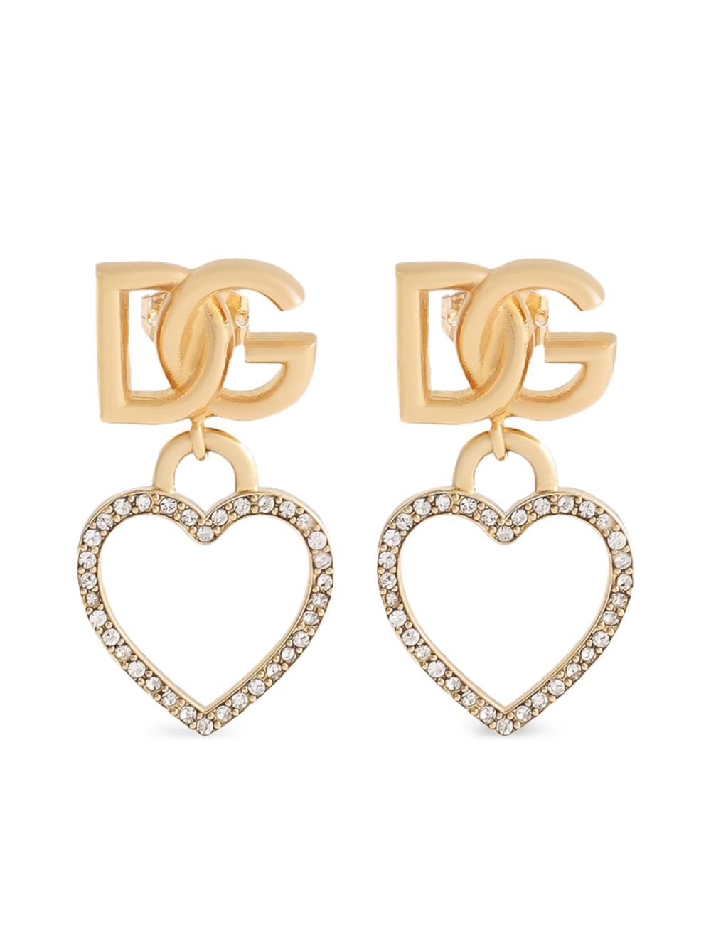 Dolce & Gabbana Bijoux Golden Ottone Vetro