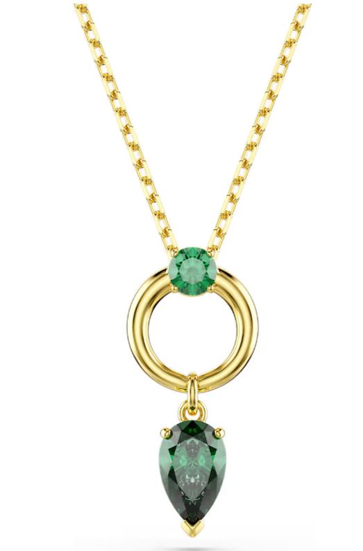 Swaroski Accessories Gold And Green