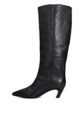 Ash Flat Shoes Black Leather