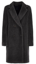 S Max Mara Coats Dark Grey Wool