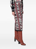 Farm Rio Skirts Ivory, Black, Red, Tan Multicolor