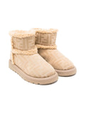 Fendi Boots Beige Fab Oth Mat