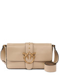 Pinko Bags Beige Grigio Lea