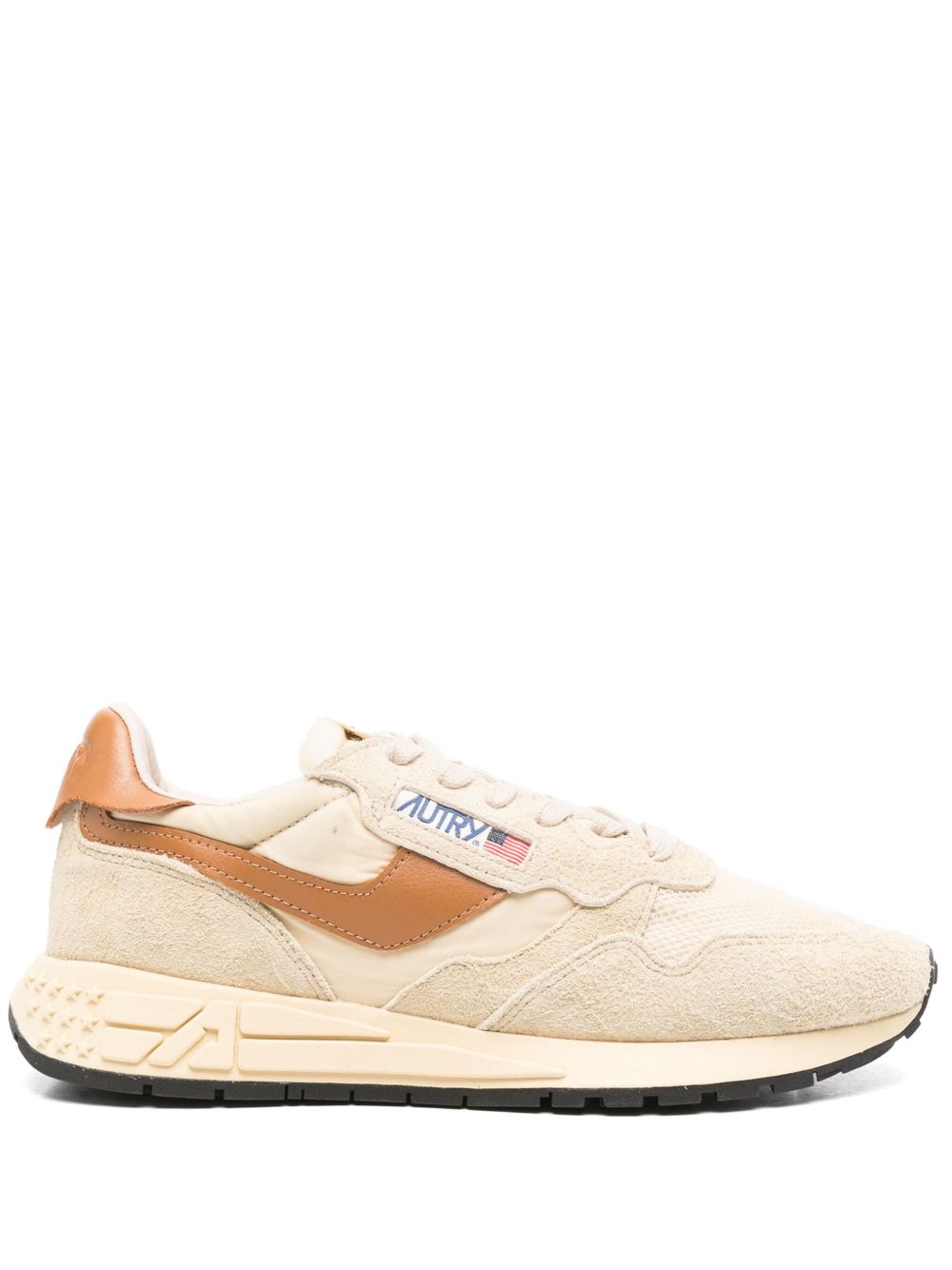 Autry Flat Shoes Beige Suede