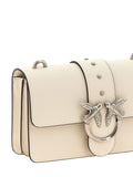 Pinko Bags Bianco Silver Lea Poliuretano