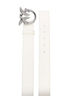 Pinko Belts Bianco Silver Lea And Oth. Mat - S