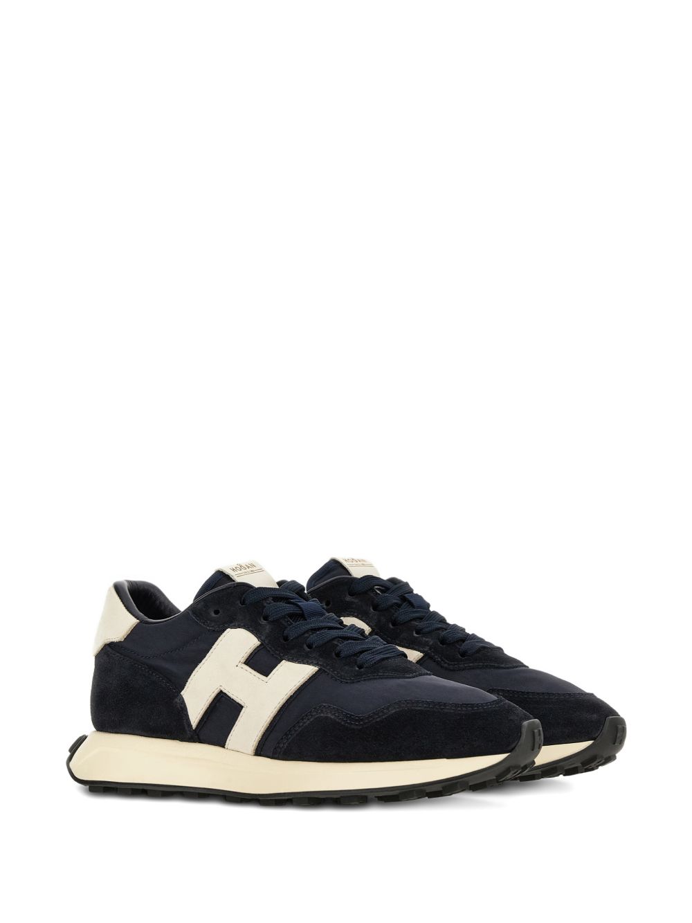 Hogan Flat shoes Navy Blue Nylon
