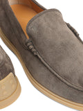 Tods Flat shoes Taupe Suede