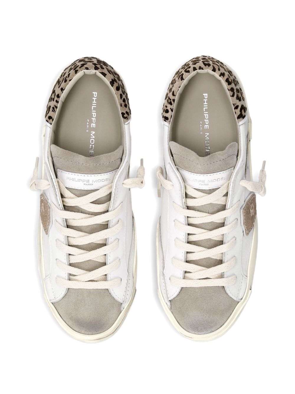 Philippe Model Flat shoes Leo Blanc Mud