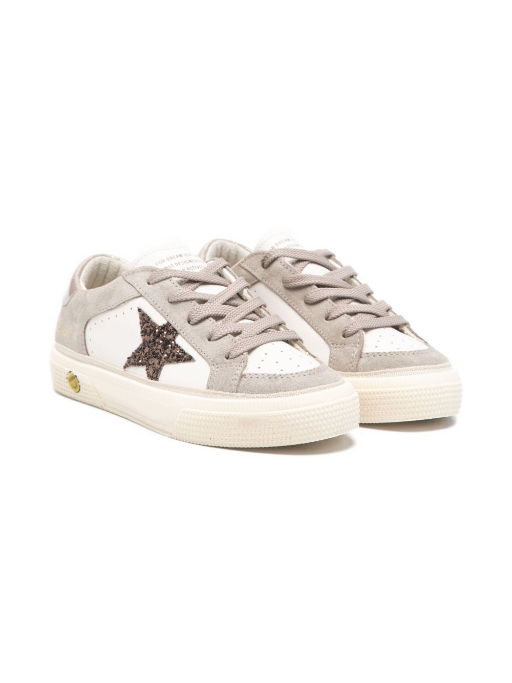 GOLDEN GOOSE KIDS Flat shoes White Taupe Beige - 39