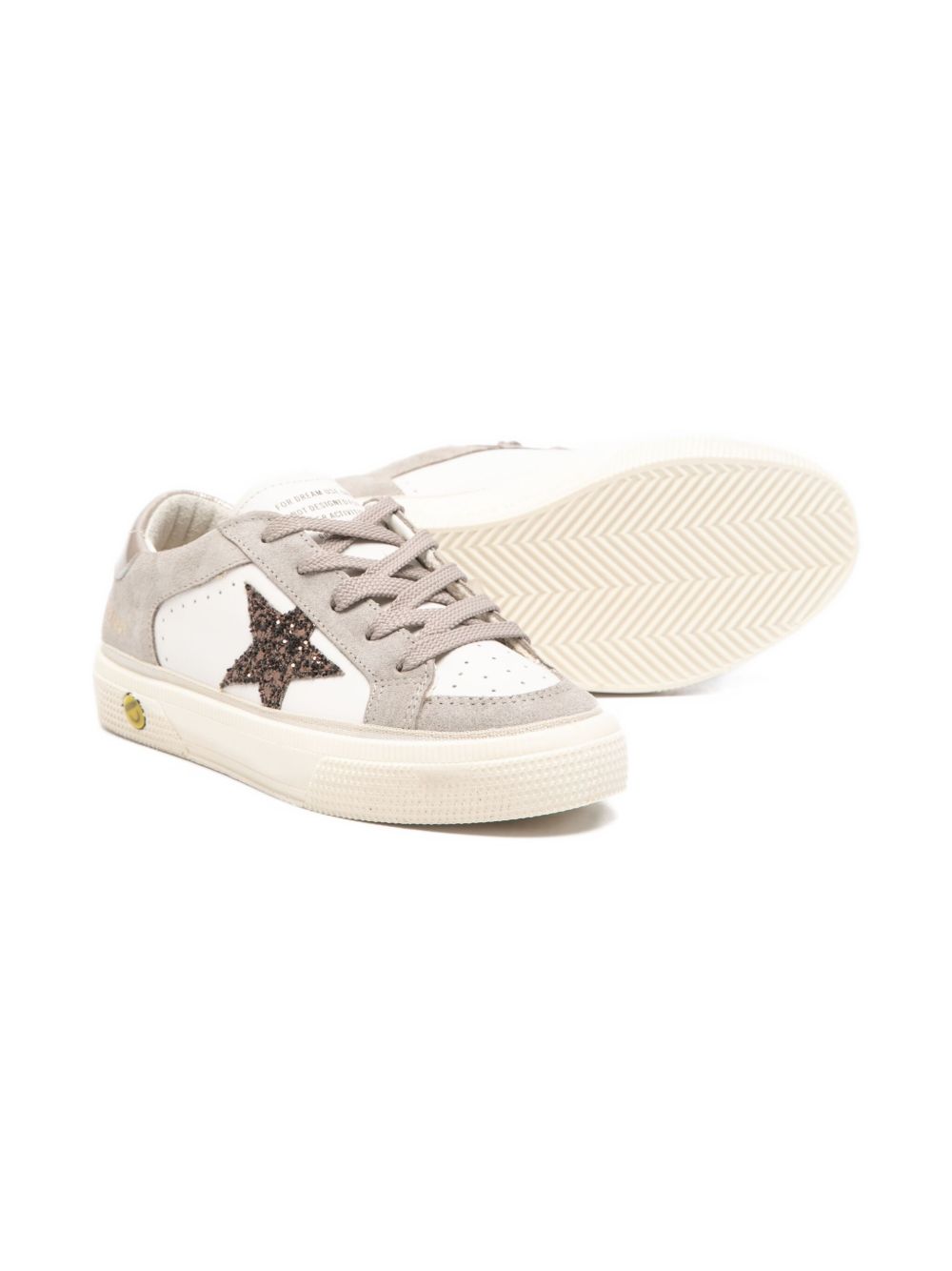 GOLDEN GOOSE KIDS Flat shoes White Taupe Beige - 39