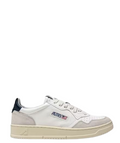 Autry Flat Shoes White / Navy Leather Suede