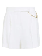 Elisabetta Franchi Shorts Ivory Viea - 40