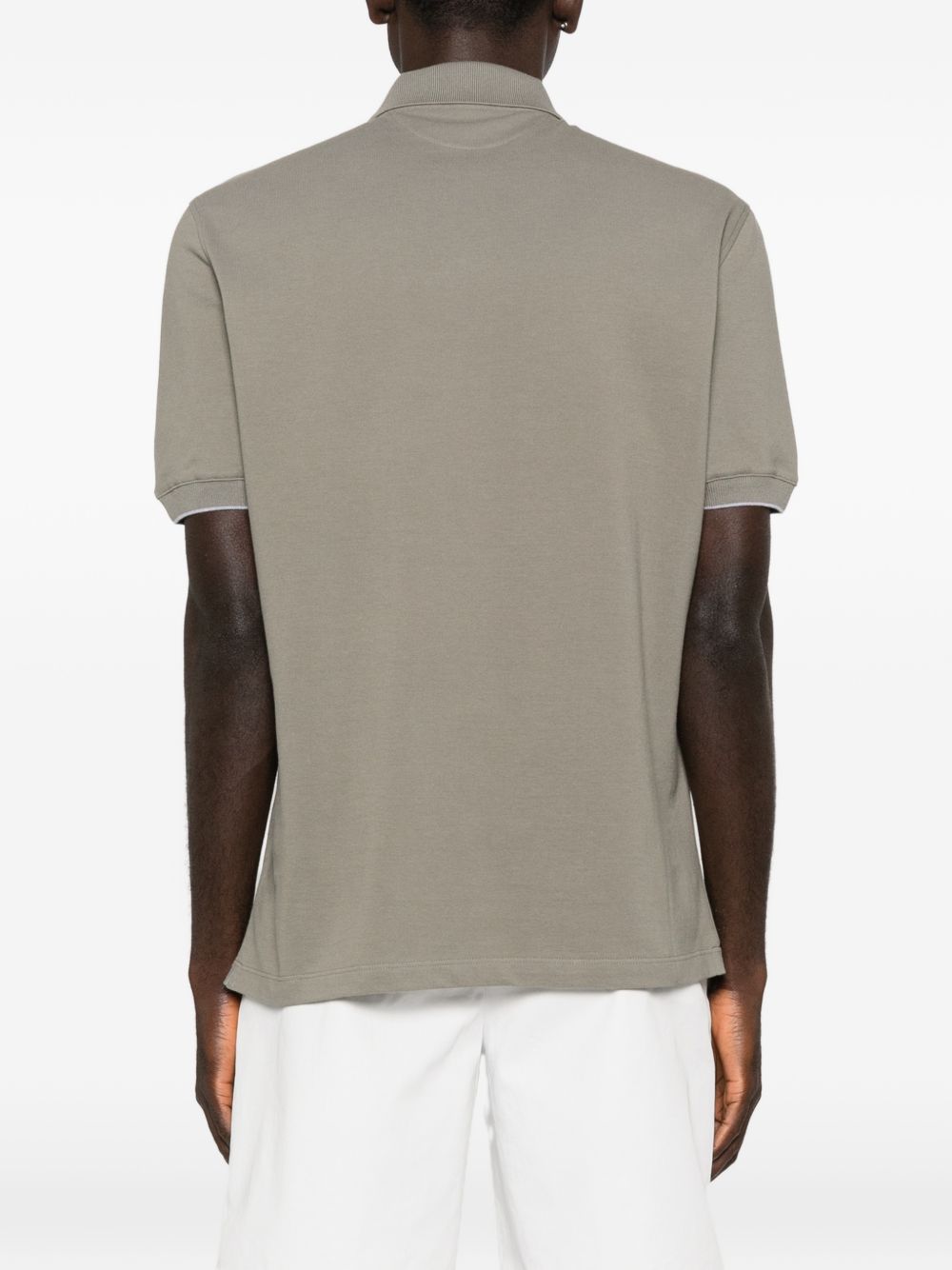 Brunello Cucinelli T-shirts and Polos New Kaki+grigio - L