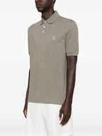 Brunello Cucinelli T-shirts and Polos New Kaki+grigio - L