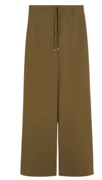 Max Mara Studio Trousers Verde Kaki
