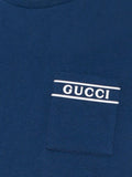 Gucci Kids T-Shirts And Polos Blue/white - 10A