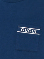 Gucci Kids T-Shirts And Polos Blue/white - 10A